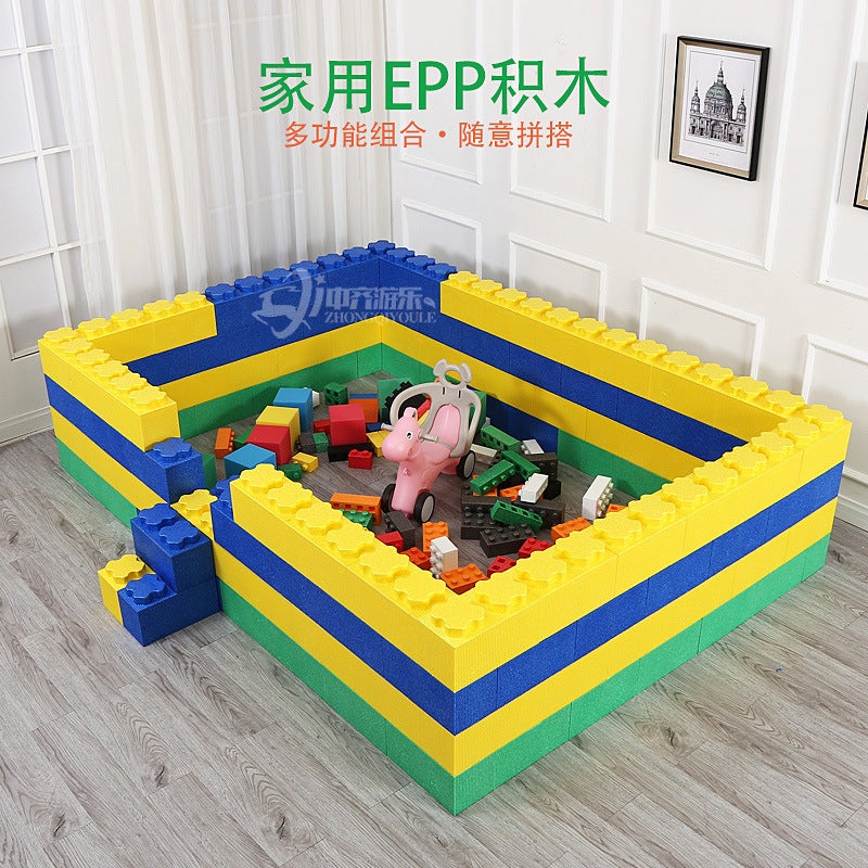 Foam Building Blocks, Extra-Large Bricks, Amusement Park, Large Children'S Playground, Giant Fence, Large Epp Building Blocks - Image 4